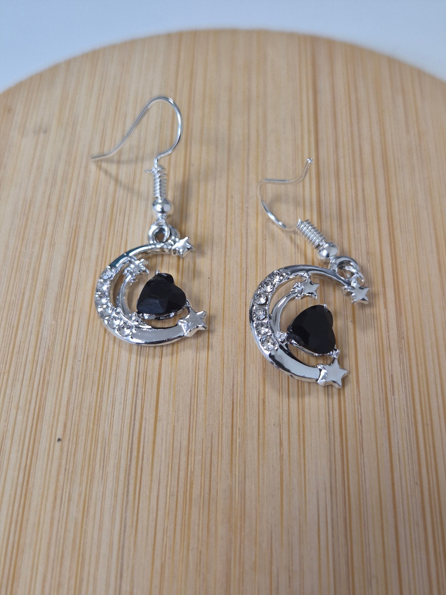 Boucles d'oreilles lune