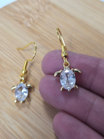 Boucles d'oreilles tortue