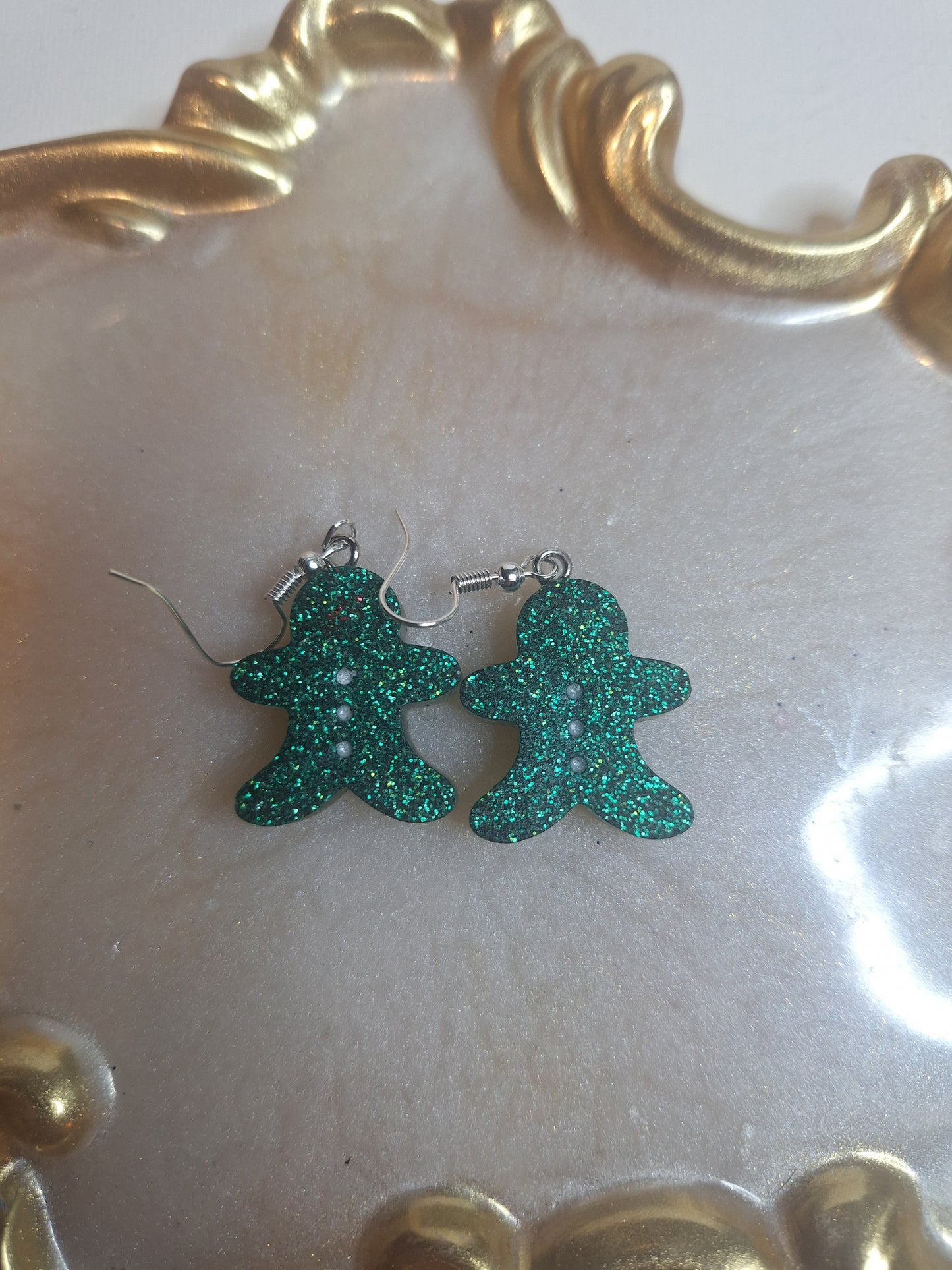 Boucles d'oreilles pain d épices