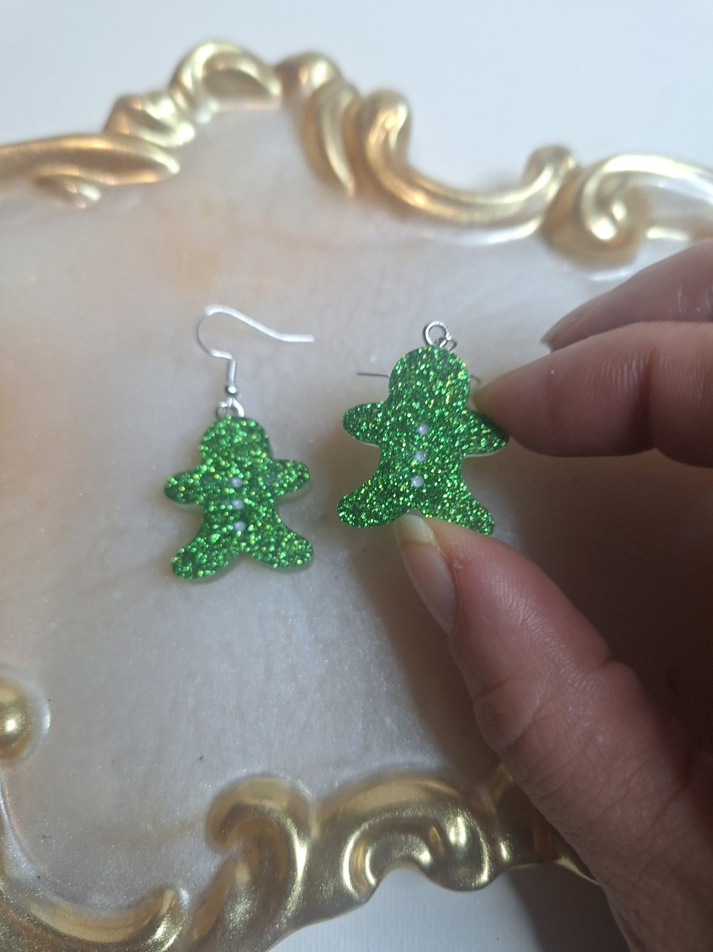 Boucles d'oreilles pain d épices