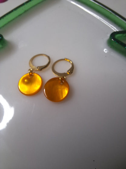 Boucles d'oreilles pastille