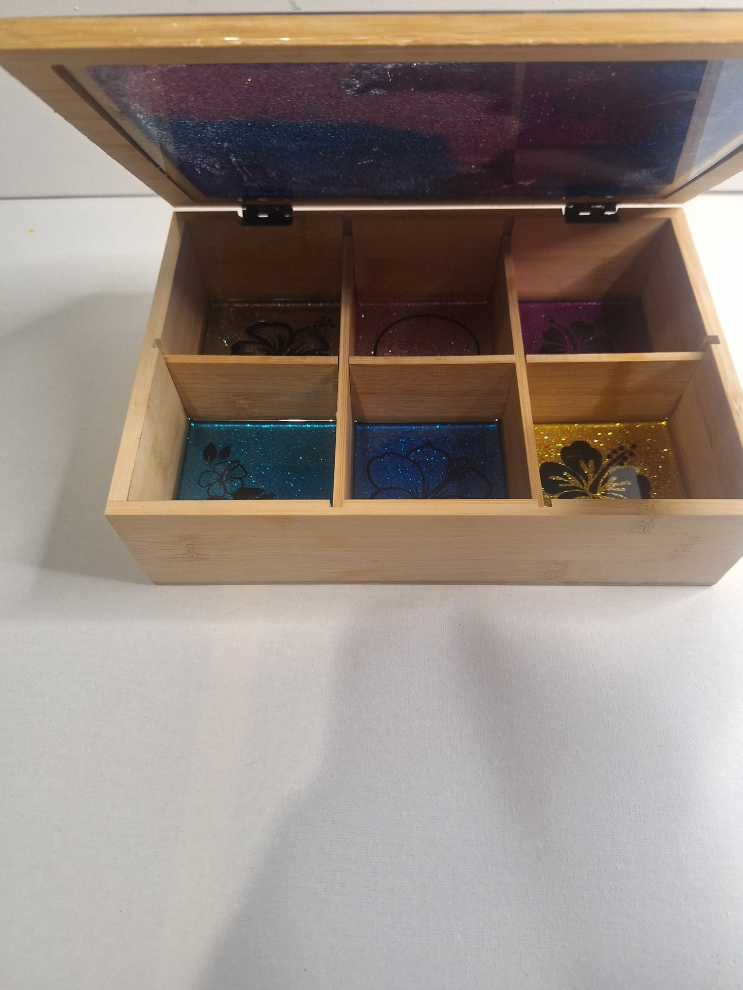 Boite de rangement hibiscus