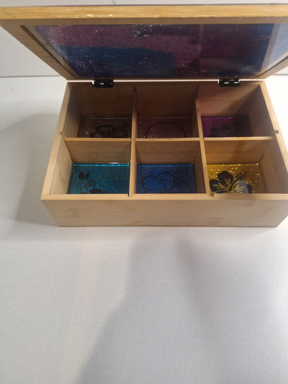 Boite de rangement hibiscus