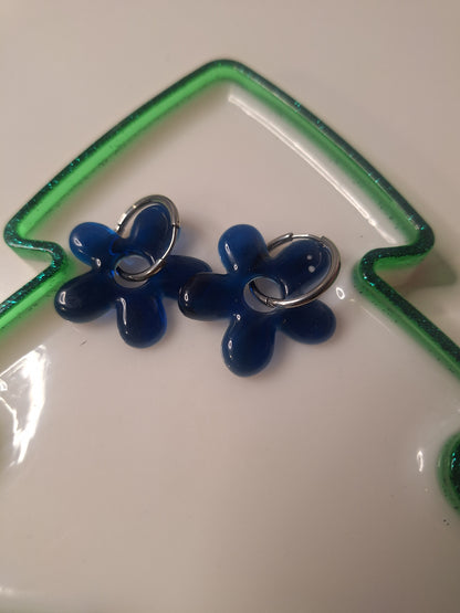 Boucles d oreilles 5 pétales
