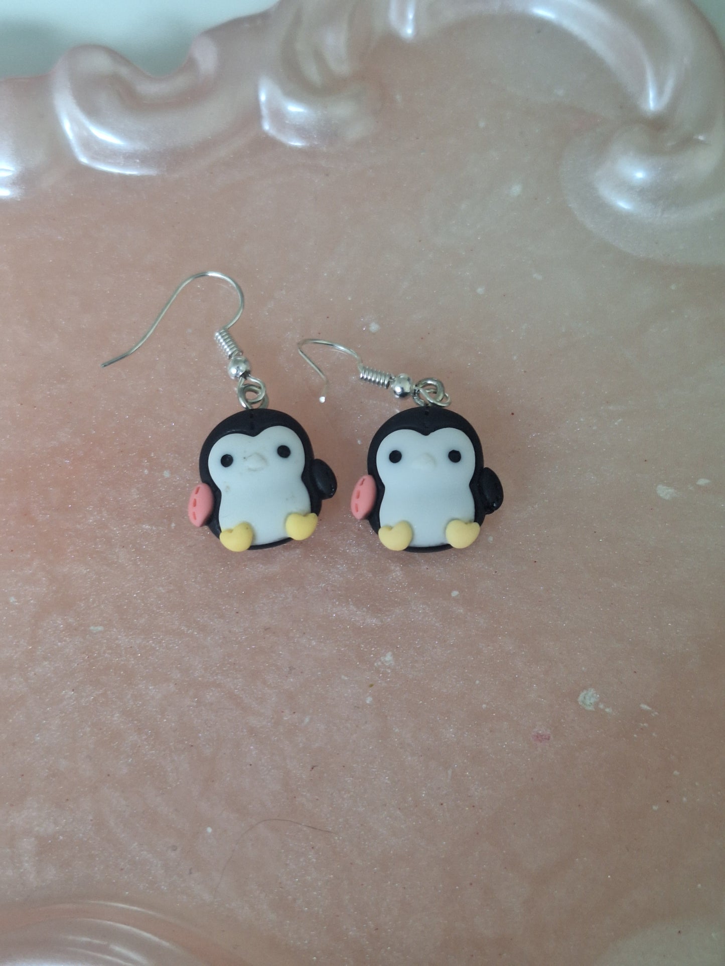 Boucles d'oreilles pingouin