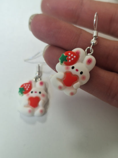 Boucles d'oreilles lapin