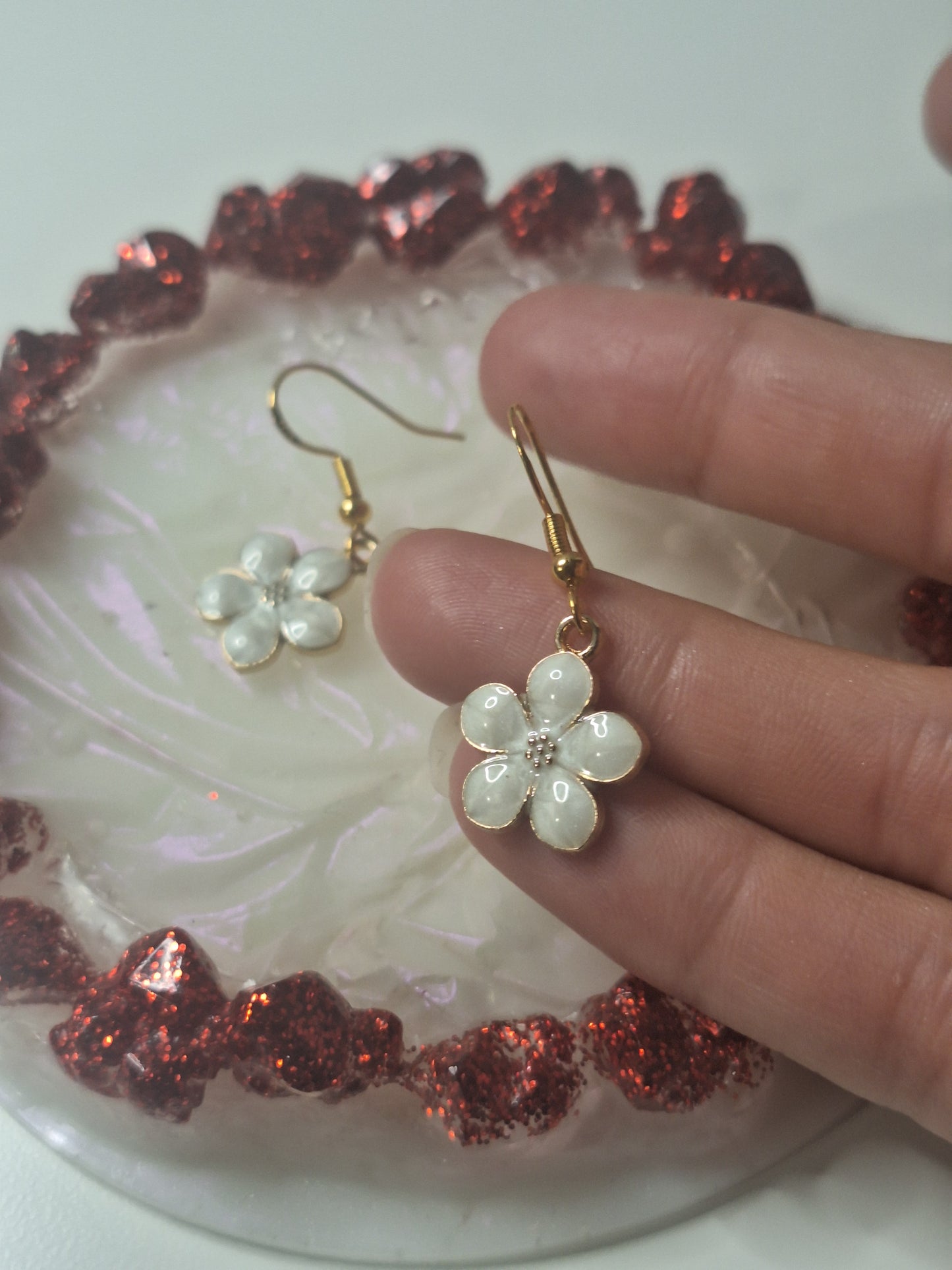 Boucles d'oreilles fleur