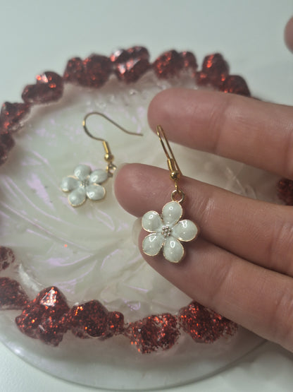 Boucles d'oreilles fleur