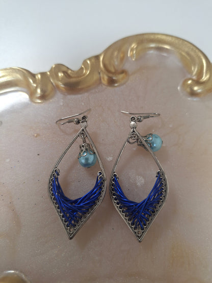 Boucles d'oreilles tressées