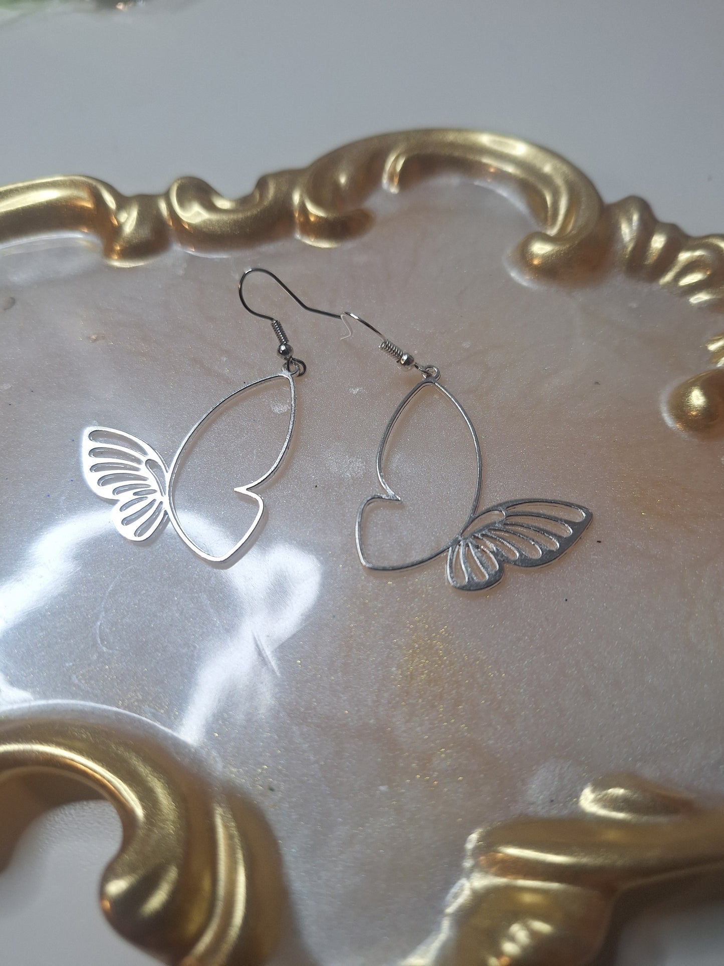 Boucles d'oreilles papillon