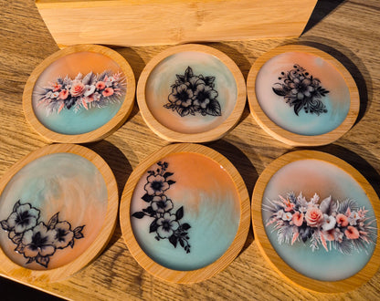 Lot de 6 dessous de verre