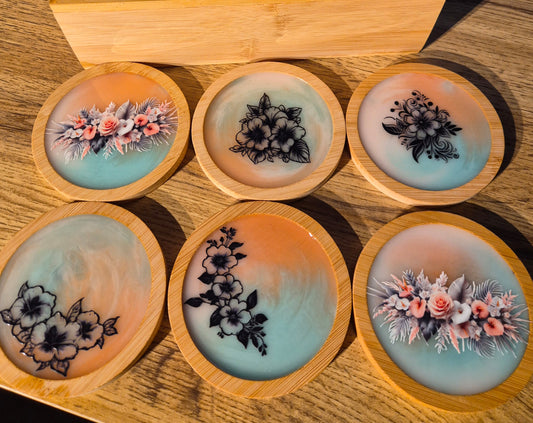 Lot de 6 dessous de verre