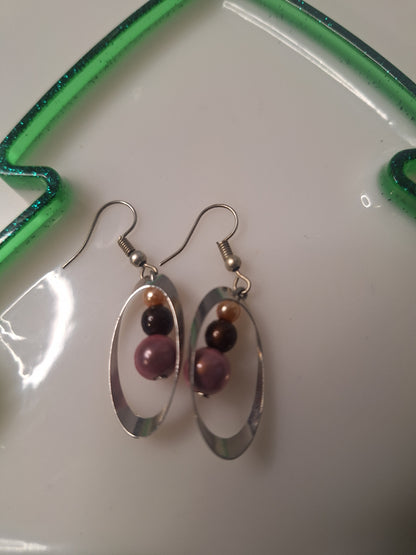 Boucles d'oreilles perles
