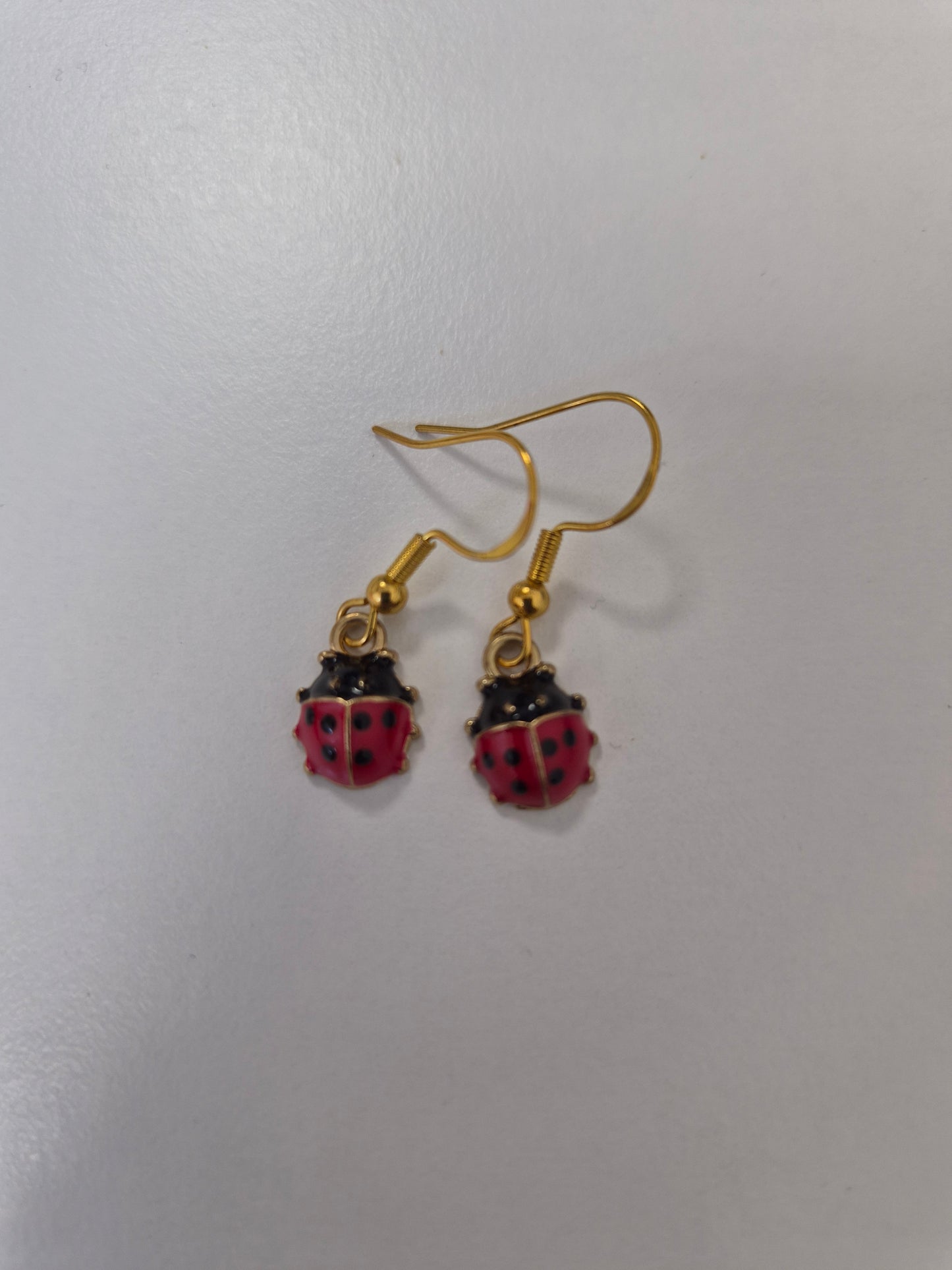 Boucles d'oreilles coccinelle 🐞