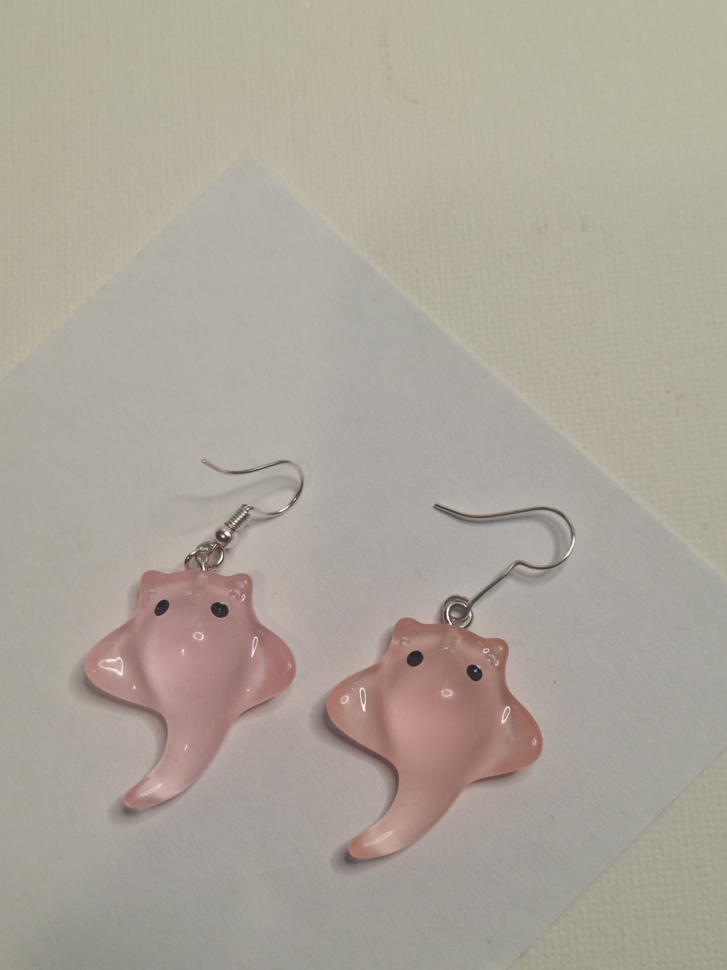 Boucles d'oreilles raie
