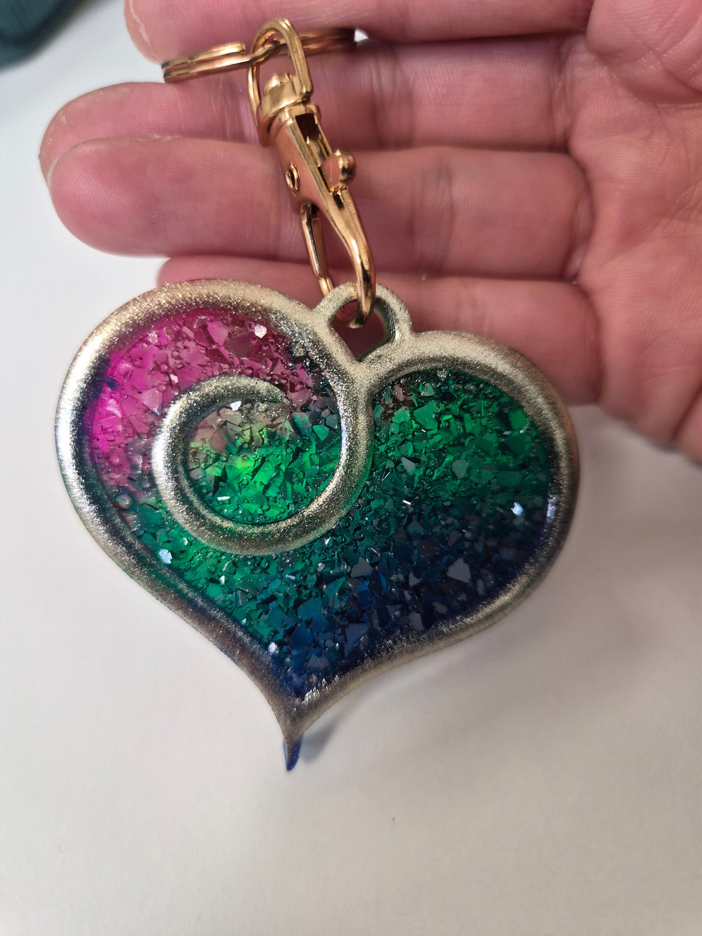 Porte cle coeur