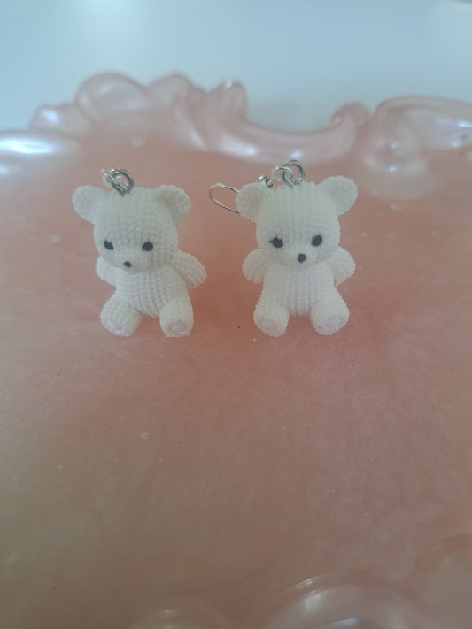 Boucles d'oreilles ourson