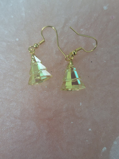 Boucles d'oreilles sapin de Noël