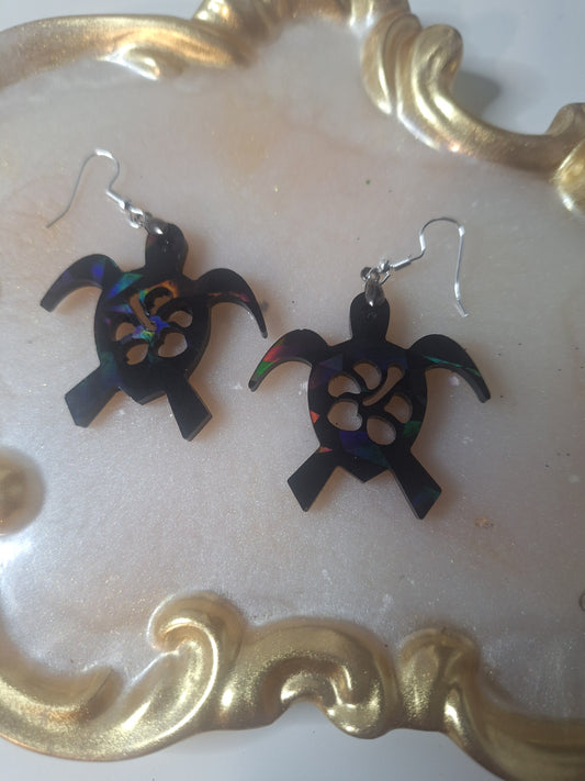 Boucles d'oreilles tortue