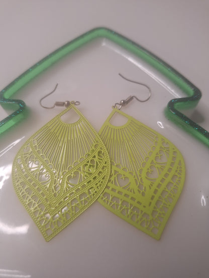 Boucles d oreilles estampe