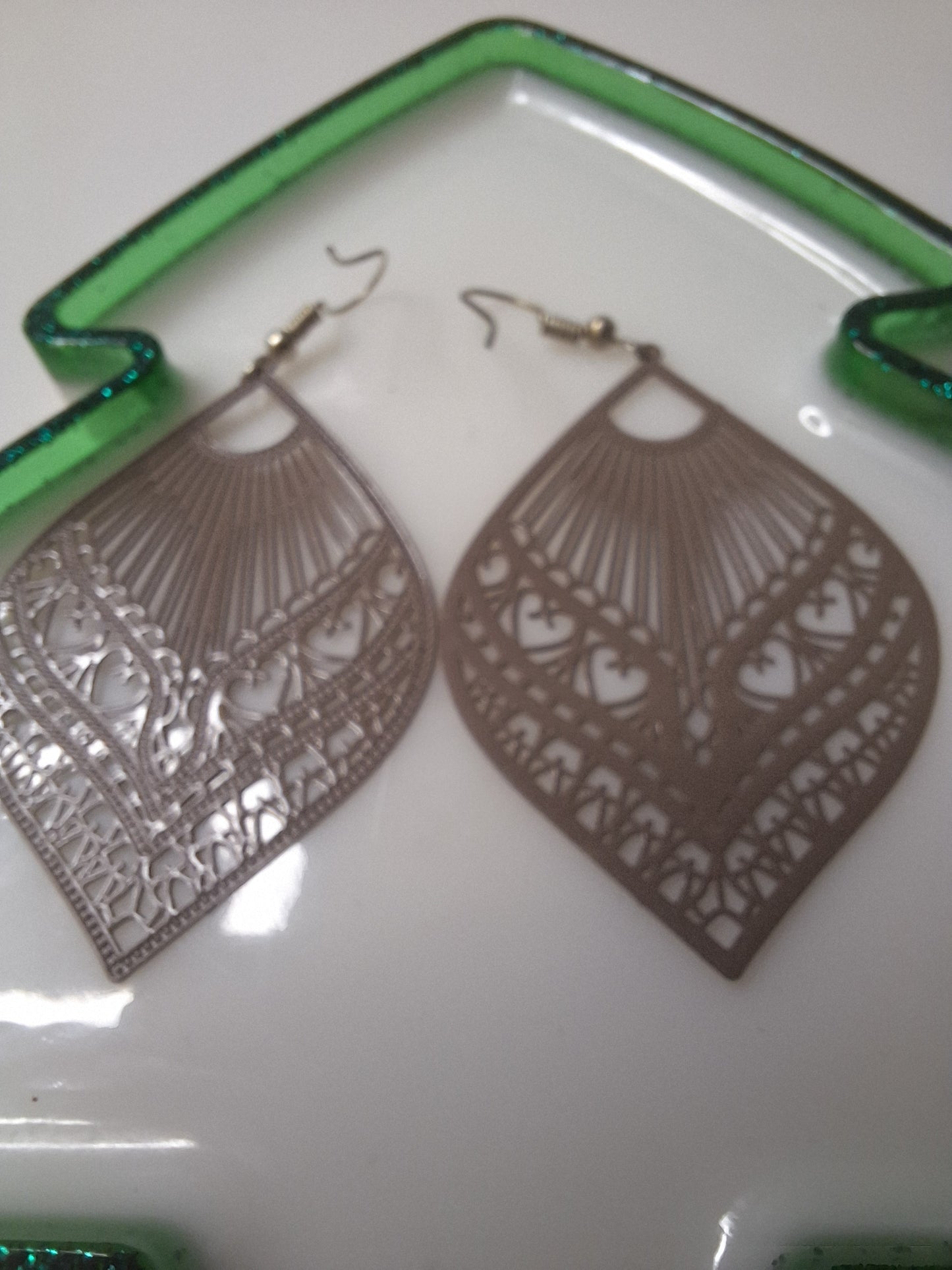 Boucles d oreilles estampe
