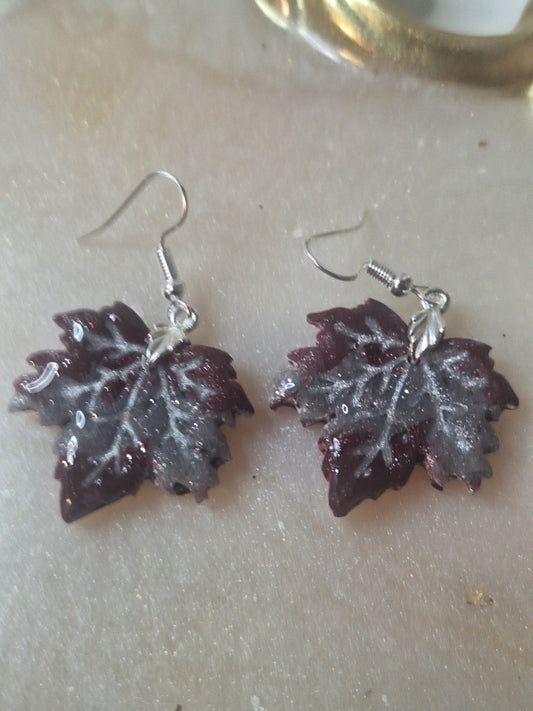 Boucles d'oreilles feuille d érable 🍁