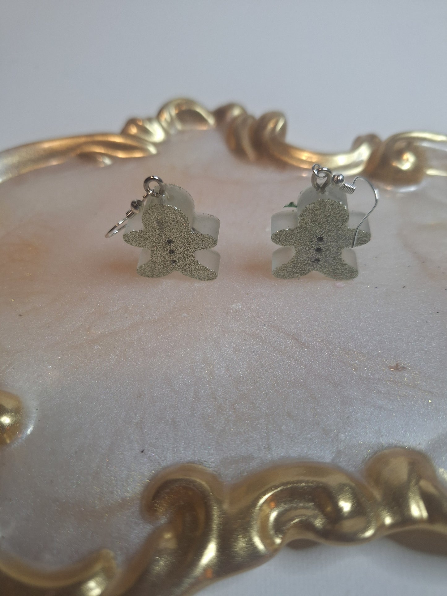 Boucles d'oreilles pain d épices