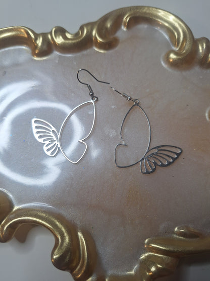 Boucles d'oreilles papillon