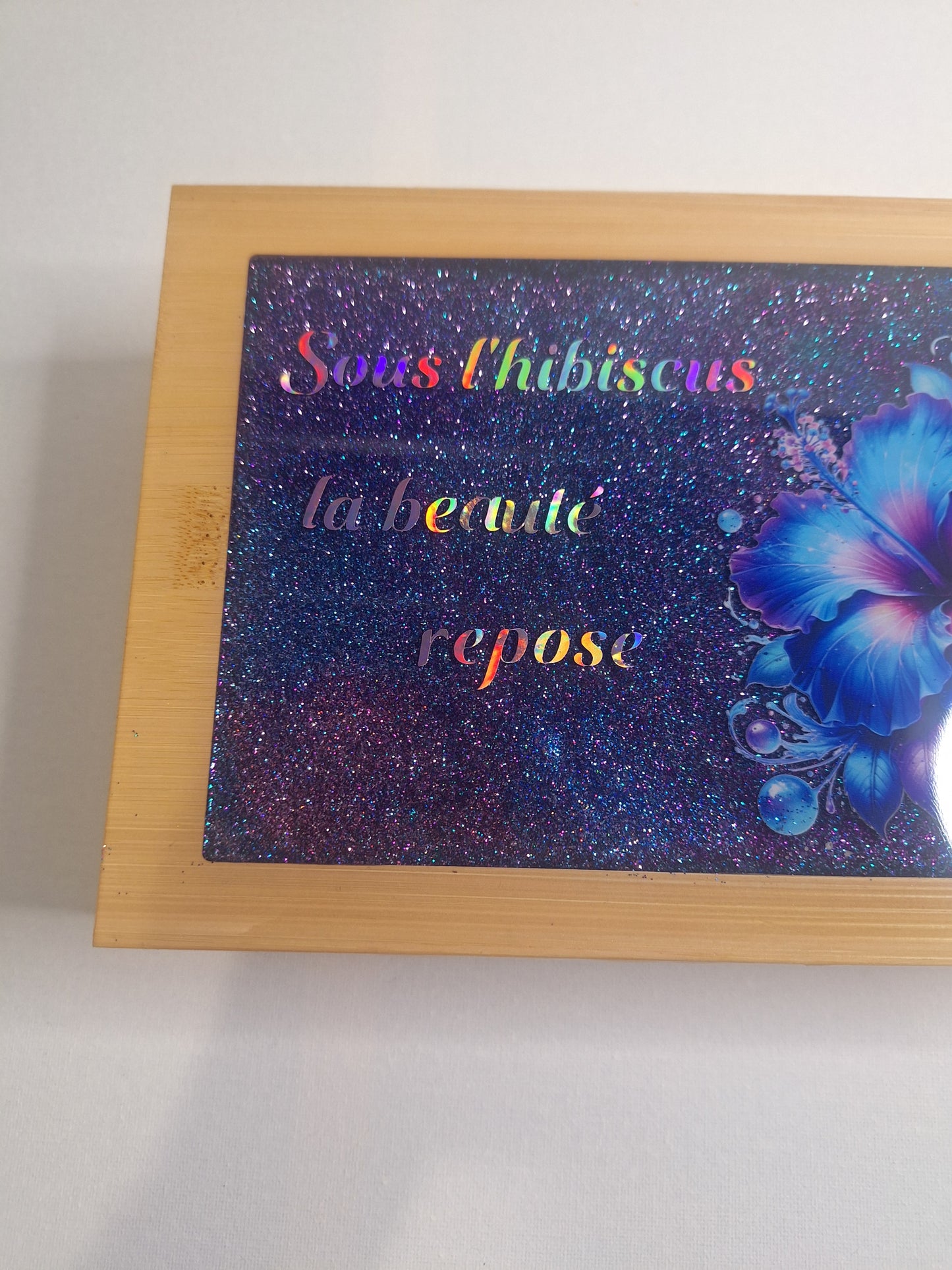 Boite de rangement hibiscus