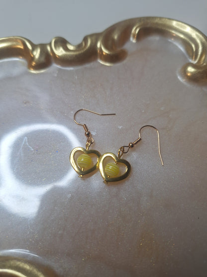 Boucles d oreilles coeur