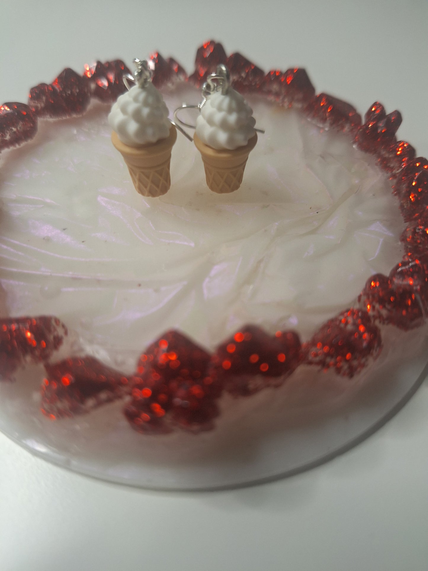Boucles d'oreilles glace