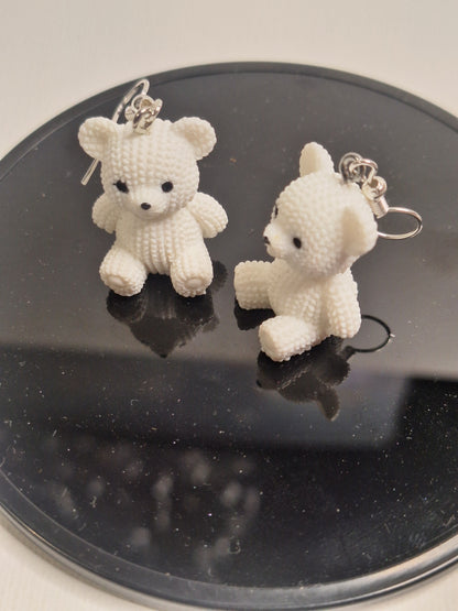 Boucle d oreille ourson