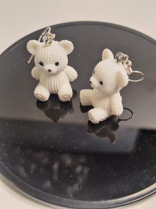 Boucle d oreille ourson