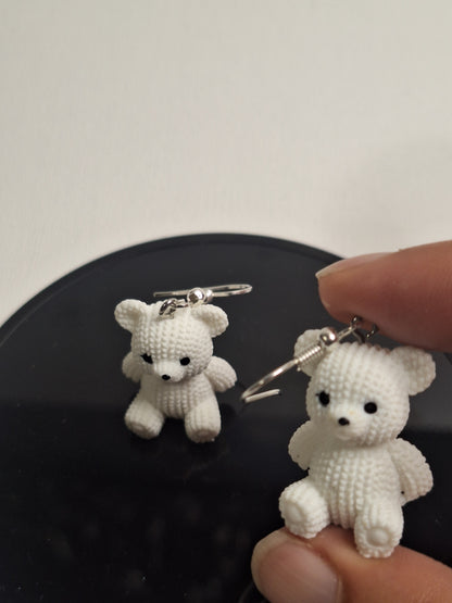 Boucle d oreille ourson