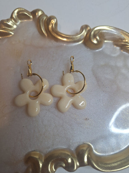 Boucles d oreilles 5 pétales