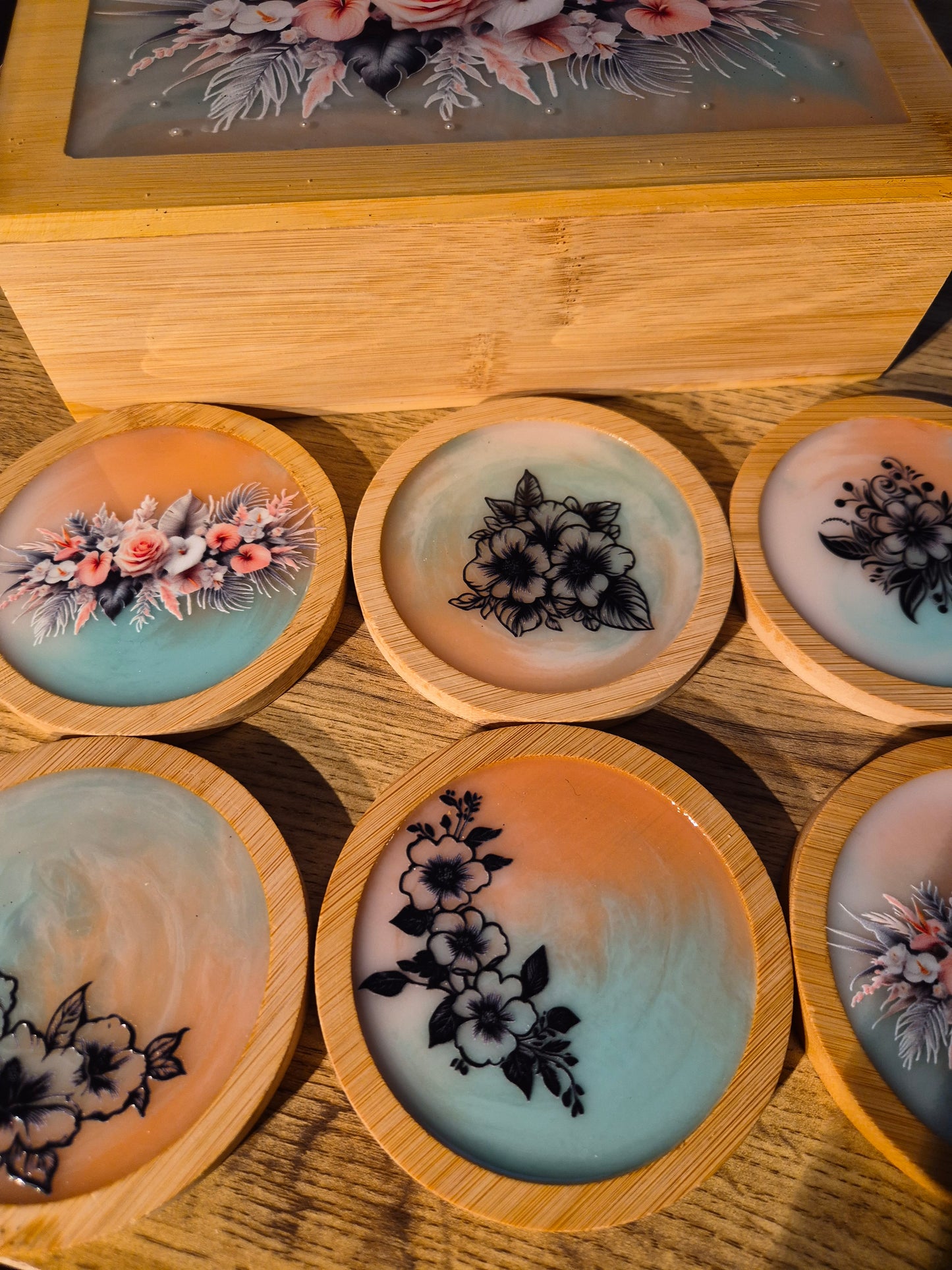 Lot de 6 dessous de verre