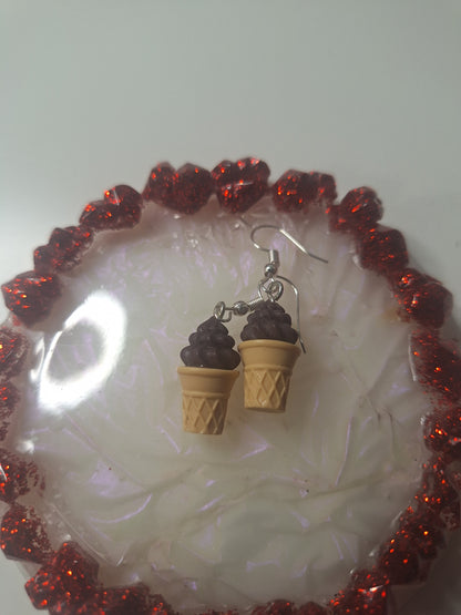 Boucles d'oreilles glace