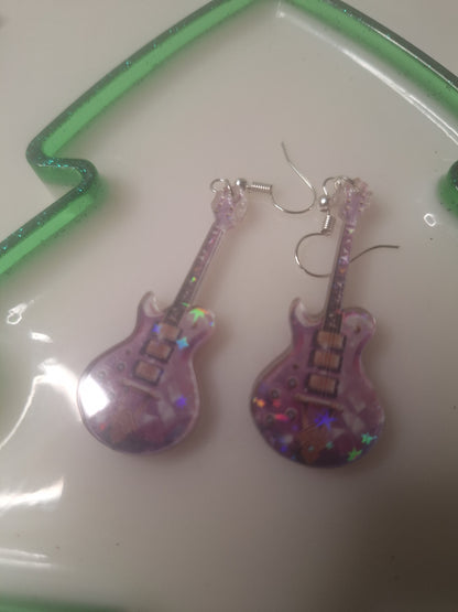 Boucles d'oreilles guitare 🎸