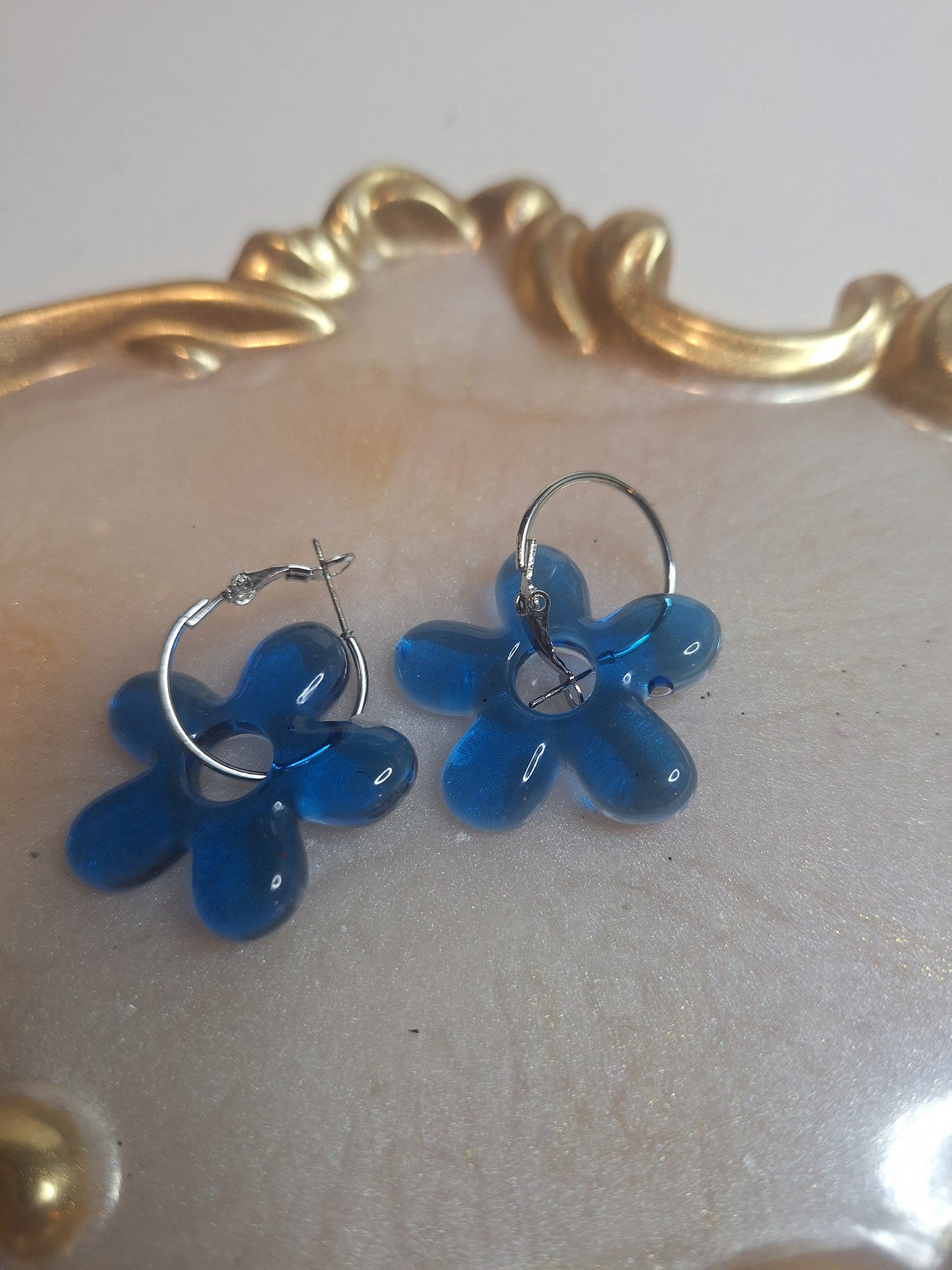 Boucles d oreilles 5 pétales