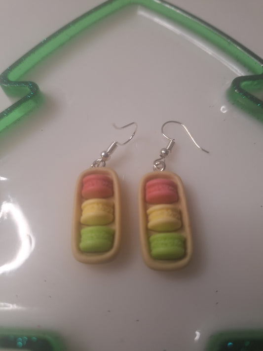 Boucles d'oreilles macarons