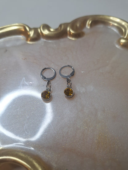 Boucles d'oreilles strass
