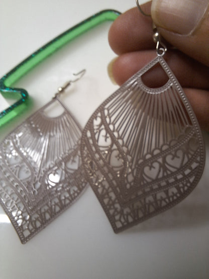 Boucles d oreilles estampe