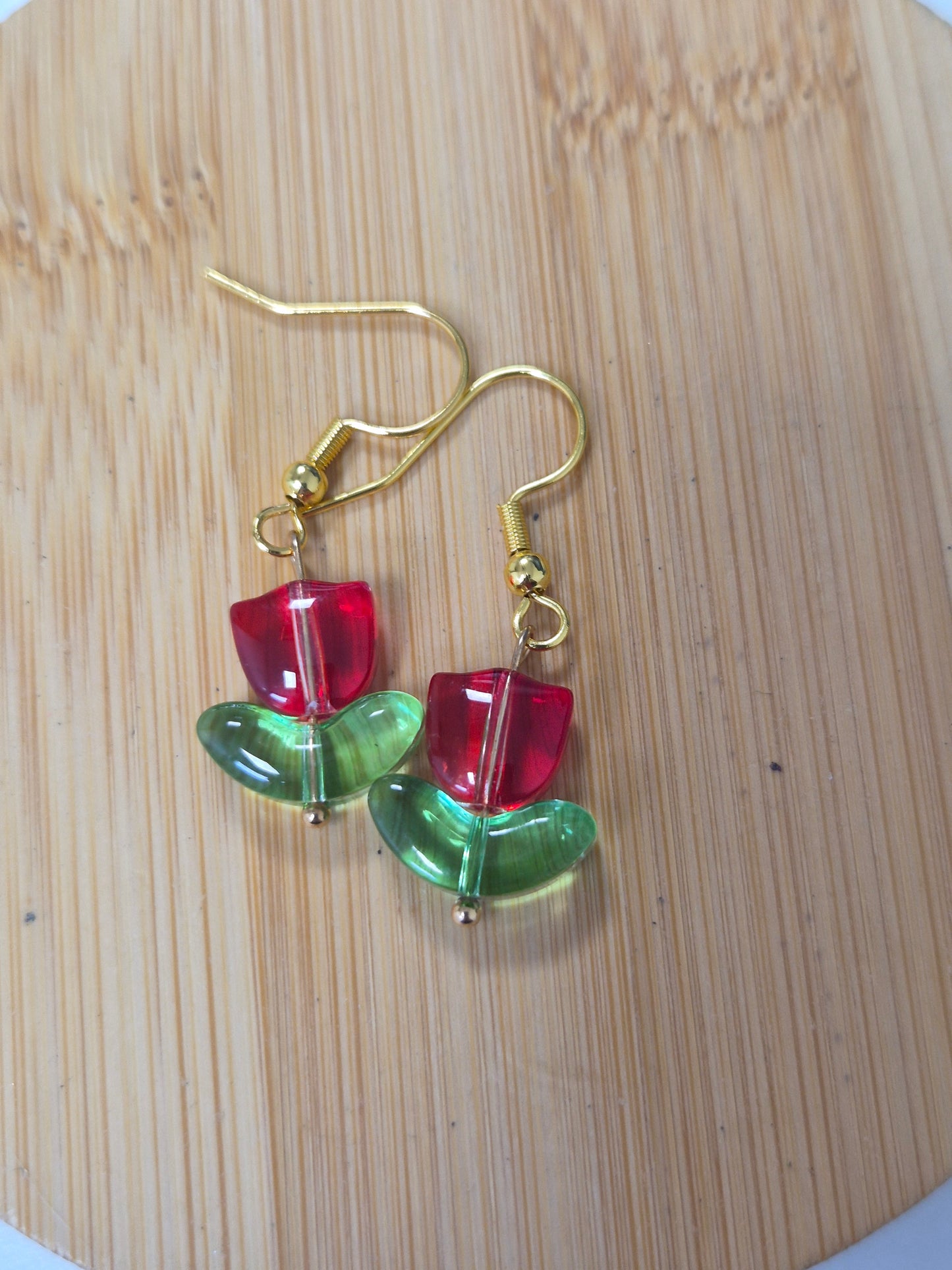 Boucles d'oreilles tulipe 🌷