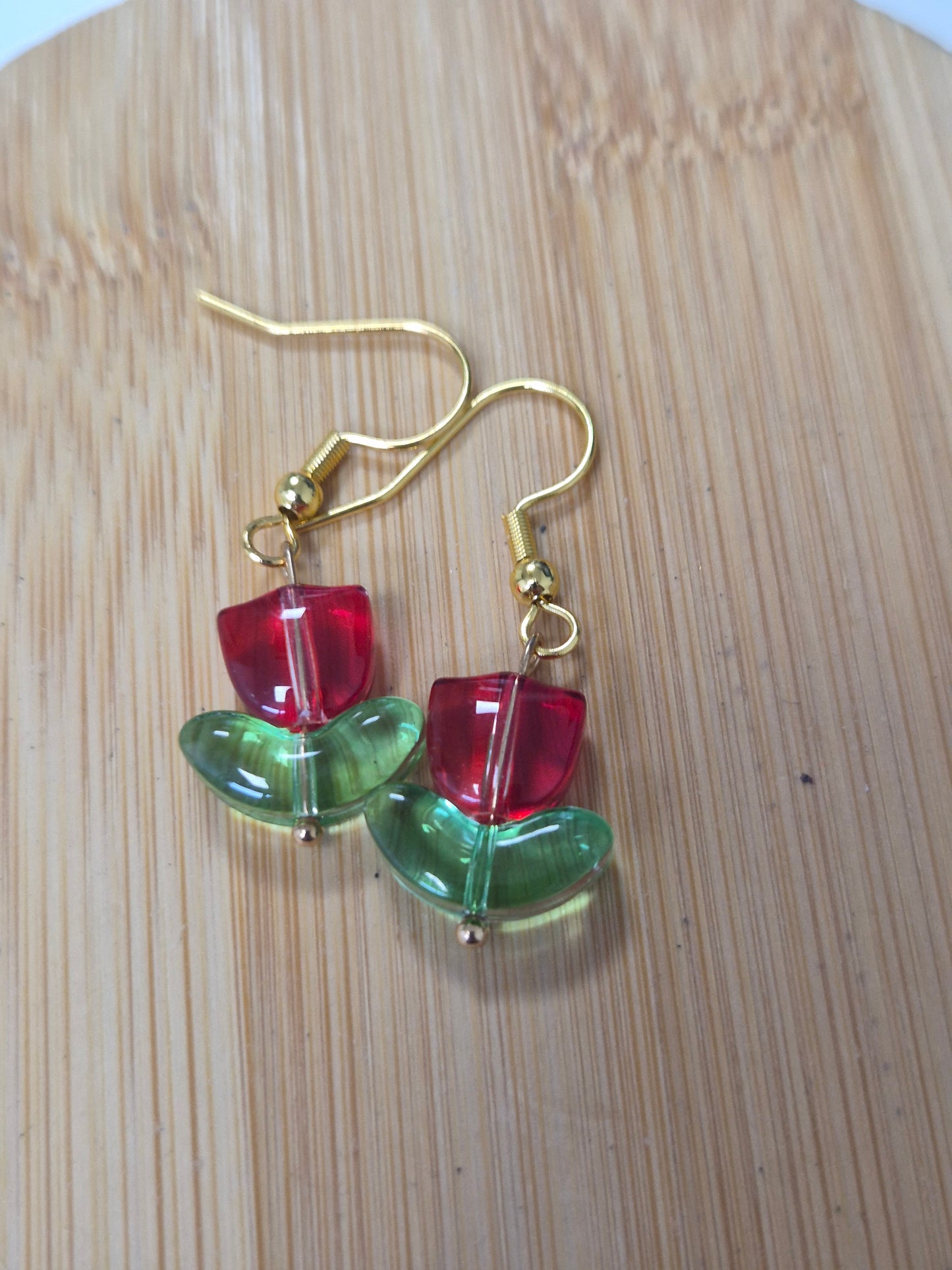 Boucles d'oreilles tulipe 🌷