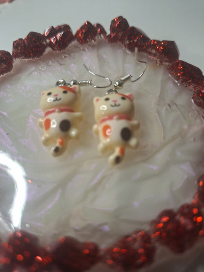 Boucles d'oreilles chat 🐱