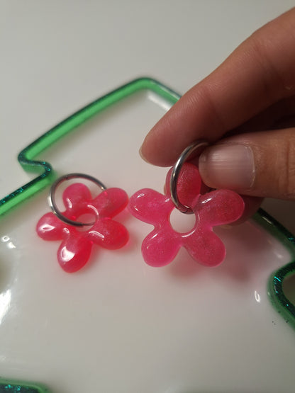 Boucles d oreilles 5 pétales