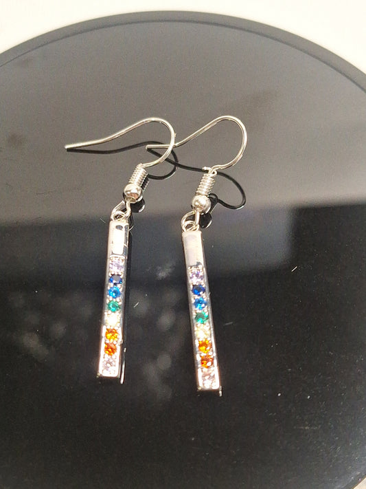 Boucles d'oreilles strass
