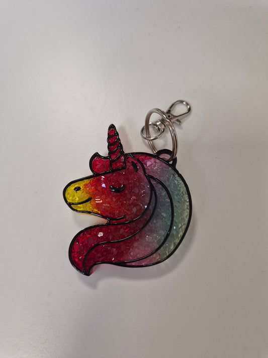 Porte cle licorne
