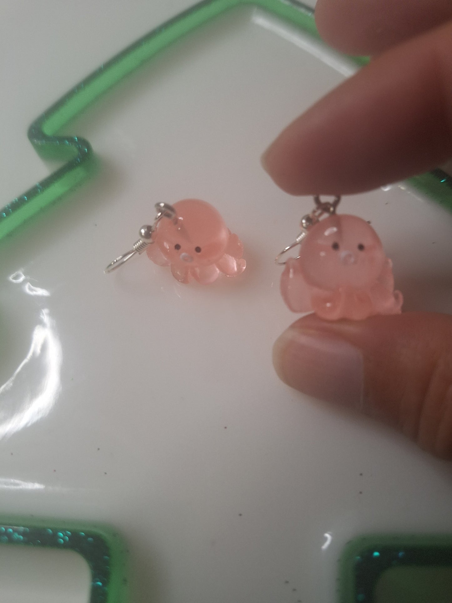 Boucles d'oreilles pieuvre