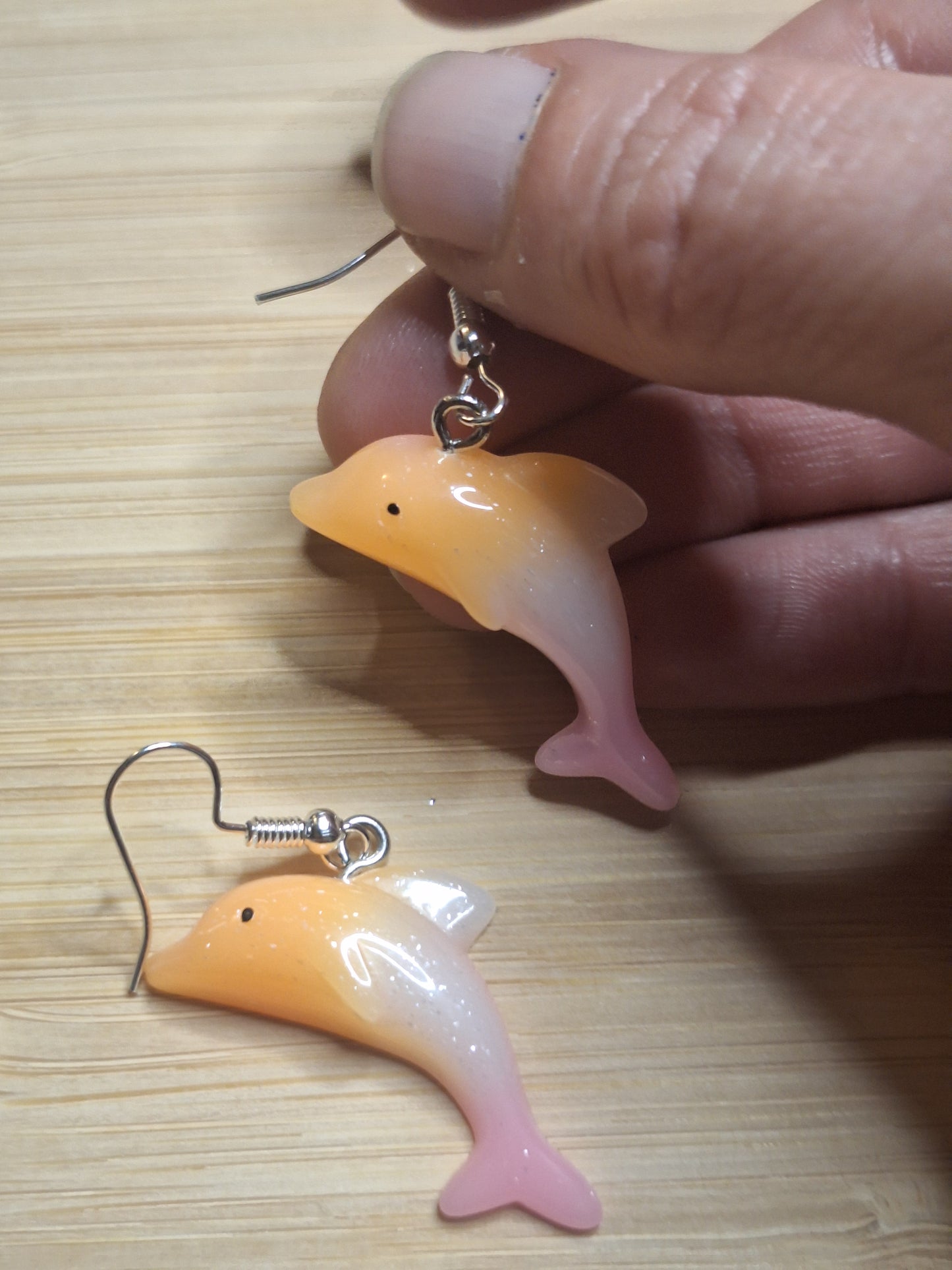 Boucles d'oreilles dauphin